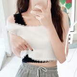 タンクトップ へそ出し サマーニット | SUNSHINE CLOSET | 詳細画像1