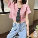 リブニット ショート丈 へそ出し | ANGELCLOSET | 詳細画像8