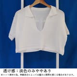 サマーニット へそ出し 半袖 襟付き | SUNSHINE CLOSET | 詳細画像3