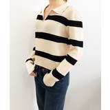 ニットトップス ハーフジップ 襟付き | SUNSHINE CLOSET | 詳細画像12 