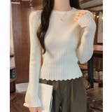 ニットトップス 長袖 春秋冬 リブ編み | SUNSHINE CLOSET | 詳細画像3