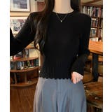 ニットトップス 長袖 春秋冬 リブ編み | SUNSHINE CLOSET | 詳細画像6