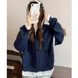 パーカー レース切り替え 韓国風 ZIP | SUNSHINE CLOSET | 詳細画像2