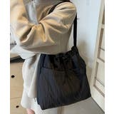 ショルダーバッグ 大容量 巾着バッグ | ANGELCLOSET | 詳細画像3