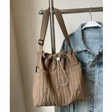 ショルダーバッグ 大容量 巾着バッグ | ANGELCLOSET | 詳細画像9