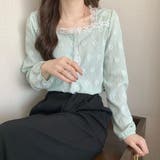 シャツブラウス レース切り替え 春秋 | SUNSHINE CLOSET | 詳細画像5 