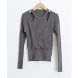 ニットトップス 長袖 レイヤード風 秋冬 | SUNSHINE CLOSET | 詳細画像12