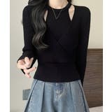 ニットトップス 長袖 レイヤード風 秋冬 | SUNSHINE CLOSET | 詳細画像3