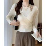 ニットトップス 長袖 レイヤード風 秋冬 | SUNSHINE CLOSET | 詳細画像5