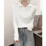 ニットトップス ハーフジップ 春秋冬 | SUNSHINE CLOSET | 詳細画像1 