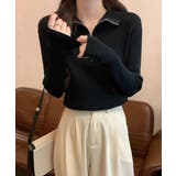 ニットトップス ハーフジップ 春秋冬 | SUNSHINE CLOSET | 詳細画像2 