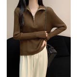 ニットトップス ハーフジップ 春秋冬 | SUNSHINE CLOSET | 詳細画像5 