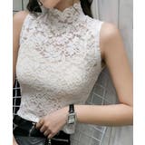 タンクトップ 総レース 重ね着 透け感 | ANGELCLOSET | 詳細画像1