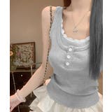 タンクトップ Uネック 韓国風 重ね着 | SUNSHINE CLOSET | 詳細画像2