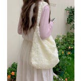 トートバッグ 大容量 レースバッグ 花柄 | ANGELCLOSET | 詳細画像1