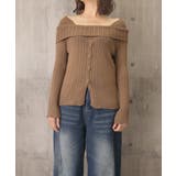 袖口スリット レディーストップス リブ編み | SUNSHINE CLOSET | 詳細画像4