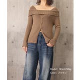 袖口スリット レディーストップス リブ編み | SUNSHINE CLOSET | 詳細画像5