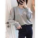 トレーナー オープンショルダー 無地 | SUNSHINE CLOSET | 詳細画像3 