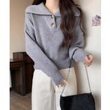 ニットトップス ショート丈 韓国風 秋冬 | SUNSHINE CLOSET | 詳細画像2