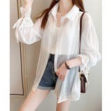 シャツブラウス 夏服 サマーカーディガン | ANGELCLOSET | 詳細画像1
