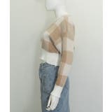 チェック柄ニット ショート丈 長袖ニット | SUNSHINE CLOSET | 詳細画像7 