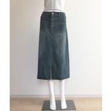 デニムスカート ロング フロントスリット | SUNSHINE CLOSET | 詳細画像10 