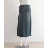 デニムスカート ロング フロントスリット | SUNSHINE CLOSET | 詳細画像12 