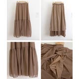 ロングスカート シフォン 裏地付き 春夏 | SUNSHINE CLOSET | 詳細画像16