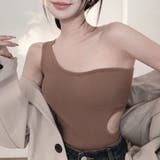 ブラトップ ノースリーブ ワンショルダー | SUNSHINE CLOSET | 詳細画像6 