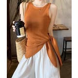 タンクトップ 韓国風 サイドスリット夏服 | ANGELCLOSET | 詳細画像1