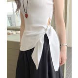 タンクトップ 韓国風 サイドスリット夏服 | ANGELCLOSET | 詳細画像8