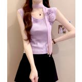 サマーニット フレンチスリーブ ニットトップス | SUNSHINE CLOSET | 詳細画像7