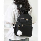 リュックサック 軽量 ファーチャーム付き | SUNSHINE CLOSET | 詳細画像1 