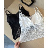 総レースキャミソール カップ付き 花柄 | SUNSHINE CLOSET | 詳細画像12