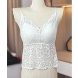 総レースキャミソール カップ付き 花柄 | SUNSHINE CLOSET | 詳細画像6