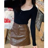 ニットトップス レースネック 長袖 秋冬 | SUNSHINE CLOSET | 詳細画像3 