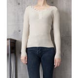 ニットトップス レースネック 長袖 秋冬 | SUNSHINE CLOSET | 詳細画像6 