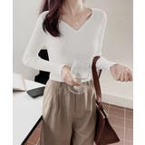 ニットトップス Vネックセーター 春秋冬 | SUNSHINE CLOSET | 詳細画像2 