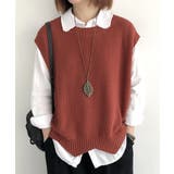 ニットベスト ゆったり 重ね着 春秋冬服 | SUNSHINE CLOSET | 詳細画像6 