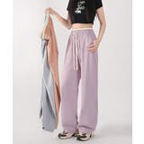 ハイウエストパンツ配色ウエスト 冷感タッチとろみパンツ 体型カバーストレートパン… | SUNSHINE CLOSET | 詳細画像19 