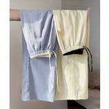 ハイウエストパンツ配色ウエスト 冷感タッチとろみパンツ 体型カバーストレートパン… | SUNSHINE CLOSET | 詳細画像21 