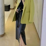 ブラック | フェイクレザースカート タイトスカート 春 | ANGELCLOSET