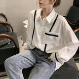 ホワイト | シャツブラウス 長袖 レディース 春秋夏 | SUNSHINE CLOSET