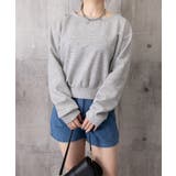 ワンショルトレーナーレディース 韓国風長袖プルオーバー 大人可愛い着やせトップス | SUNSHINE CLOSET | 詳細画像15 