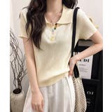 襟付きサマーニットレディース 春夏トップス新作 大人可愛い | SUNSHINE CLOSET | 詳細画像15