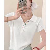 襟付きサマーニットレディース 春夏トップス新作 大人可愛い | SUNSHINE CLOSET | 詳細画像8
