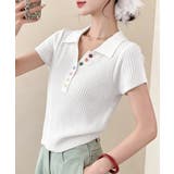 襟付きサマーニットレディース 春夏トップス新作 大人可愛い | SUNSHINE CLOSET | 詳細画像9