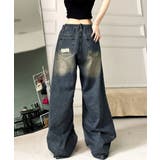 ダメージバギーデニムパンツヴィンテージ風 | SUNSHINE CLOSET | 詳細画像2 