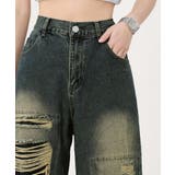 ダメージバギーデニムパンツヴィンテージ風 | SUNSHINE CLOSET | 詳細画像8 