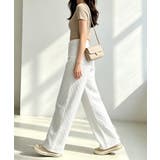 ハイウエストストレートパンツ 体型カバー 大人カジュアル | SUNSHINE CLOSET | 詳細画像16